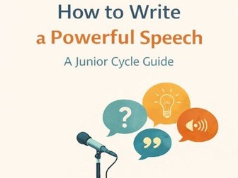 Junior Cycle Speech Writing