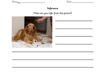 Inference From a Picture Worksheets