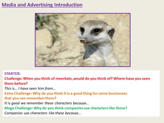 Media Advertising Introduction