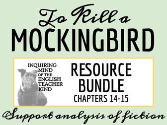 To Kill a Mockingbird Chs. 14-15 Quiz & Close Reading Bundle