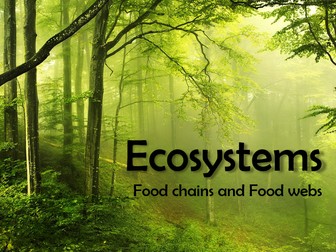 Food Chains (and Food Webs Introduction) (PowerPoint)