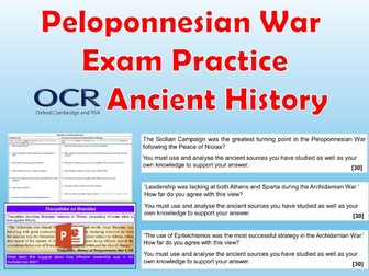 Peloponnesian War Exam Practice Lessons - OCR Ancient History