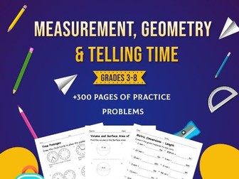 Geometry, Measurement & Telling Time problems