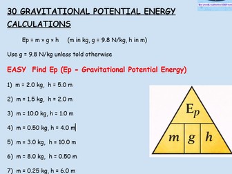 Gravitational energy calculations