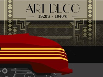 Design movements - Art Deco presentation.