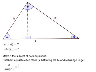 Discovering the Sine & Cosine Rules