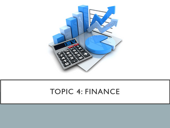 Unit 4: Finance - GCSE Business