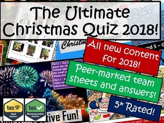 Christmas Quiz 2018