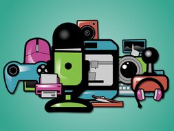 Digital Peripheral Device Clipart Pack | Teaching Resources