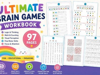 Ultimate Brain Games Workbook | 97 Printable Activities for Kids Ages 5–7