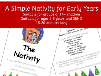 A Simple Nativity for Early Years