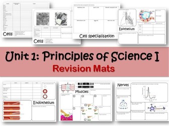 BTEC Applied Science Unit 1 Revision Mats