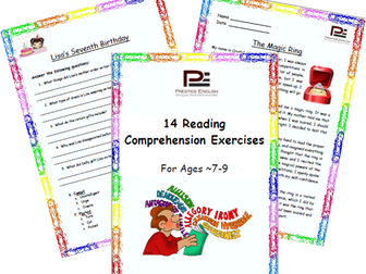 14 Reading Comprehension Exercises for Ages 7-9 (Grade 3)