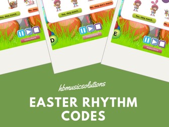 Easter Musical Rhythm Codes Interactive Module
