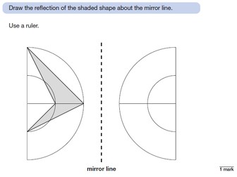 Year 6 KS2 Reasoning SATs Questions for Geometry - Translations and Reflections