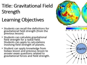 Gravitational Field Strength A-Level