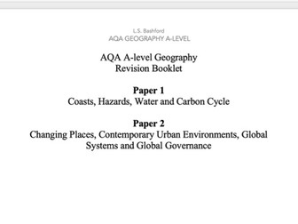 AQA A-level Geography Revision Booklet