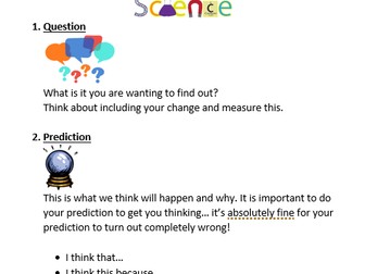 Guide to writing up a scientific investigation