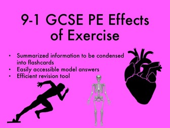 9-1 GCSE PE Effects of Exercise