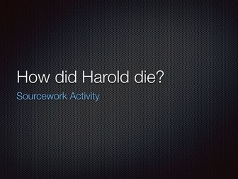 How did Harold die?