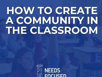 How to create a community in the classroom