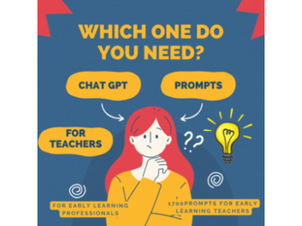 Early Childhood Chat GPT Prompts - For Early Learning Teachers