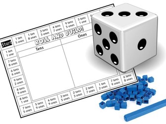 Maths Roll & Build Tens and Ones Place Value