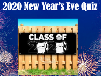 Big Family New Year's Eve Christmas Covid Quiz 2020