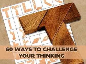 Printable T-Puzzle: 60 Logic Challenges