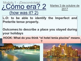 AQA Spanish GCSE Como era Part 2 with revision activities