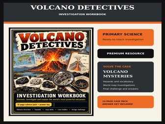 Volcano Detectives Investigation Workbook | KS2 Science Resource