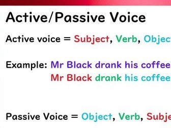 Year 6 English/Grammar Terminology Guide