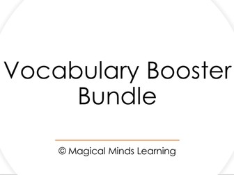 Vocabulary Booster Bundle