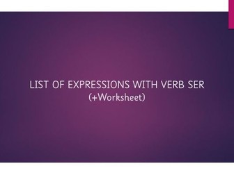 Expresiones con el verbo 