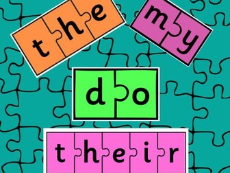 Phonics Tricky Word Puzzles