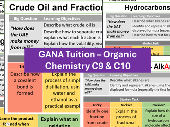 AQA Organic Chemistry (C9 & C10)