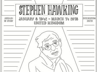 Stephen Hawking Fact File