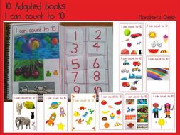 10 Basic Maths Adapted Books.