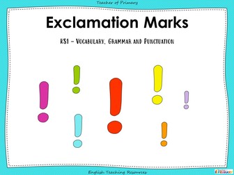 Exclamation Marks - KS1