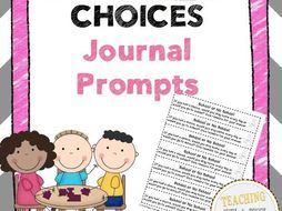 Choices Journal: 25 Journal Writing Prompts