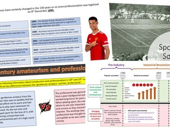 AQA A Level PE - Sport and Society - The Rationalization of Sport/Gentleman Amateur