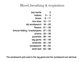 Blood, breathing and respiration