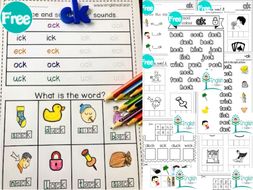 The /ck/ spelling rule anchor chart and worksheets | Teaching Resources