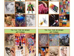 Art Forms Tic-Tac-Toe or Bingo