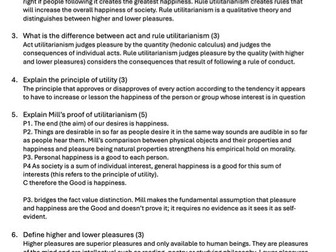 Ethics/Moral Philosophy questions and answers