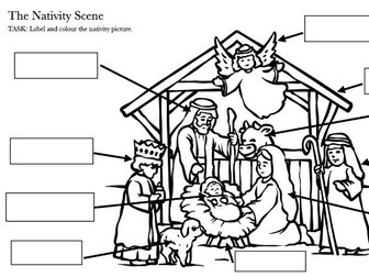 Nativity Scene Labelling Activity