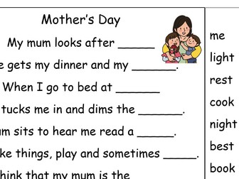 Simple poems for Mother's Day, Easter, Spring