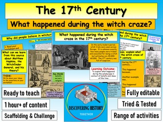 Witch craze 17th Century