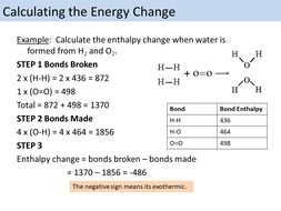 standard enthalpy change of reaction ocr a level chemistry