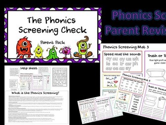 Phonics Screening Check Parent Pack Revision